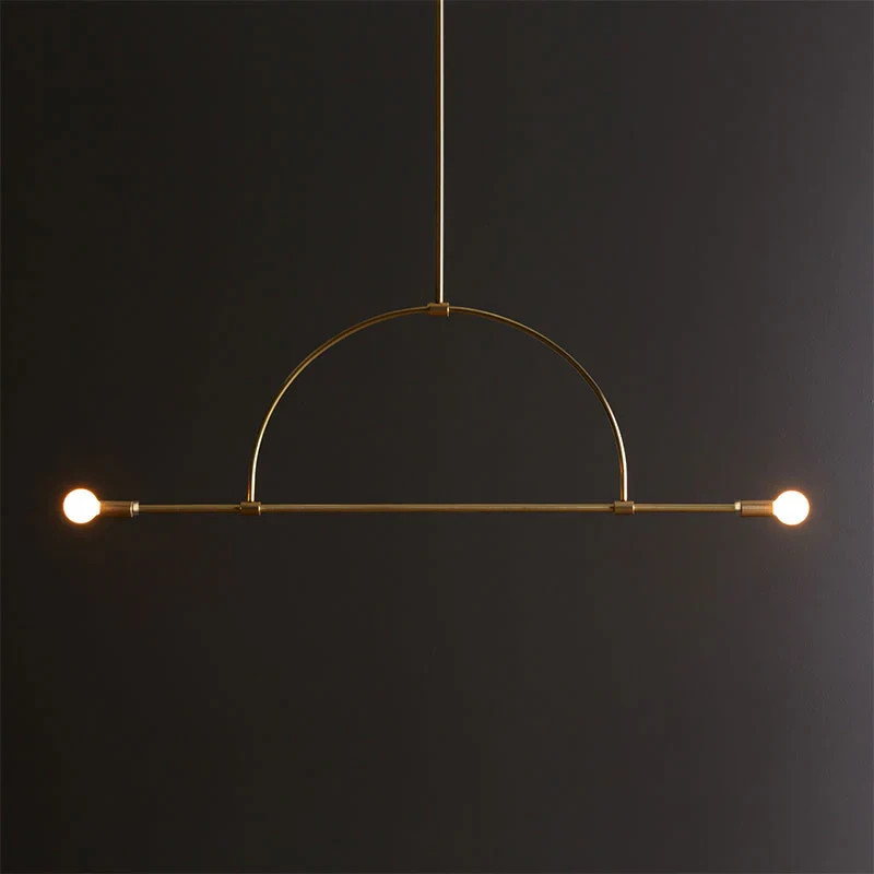 The Ellis Light is made from solid brass, with an optional leather wrap that is