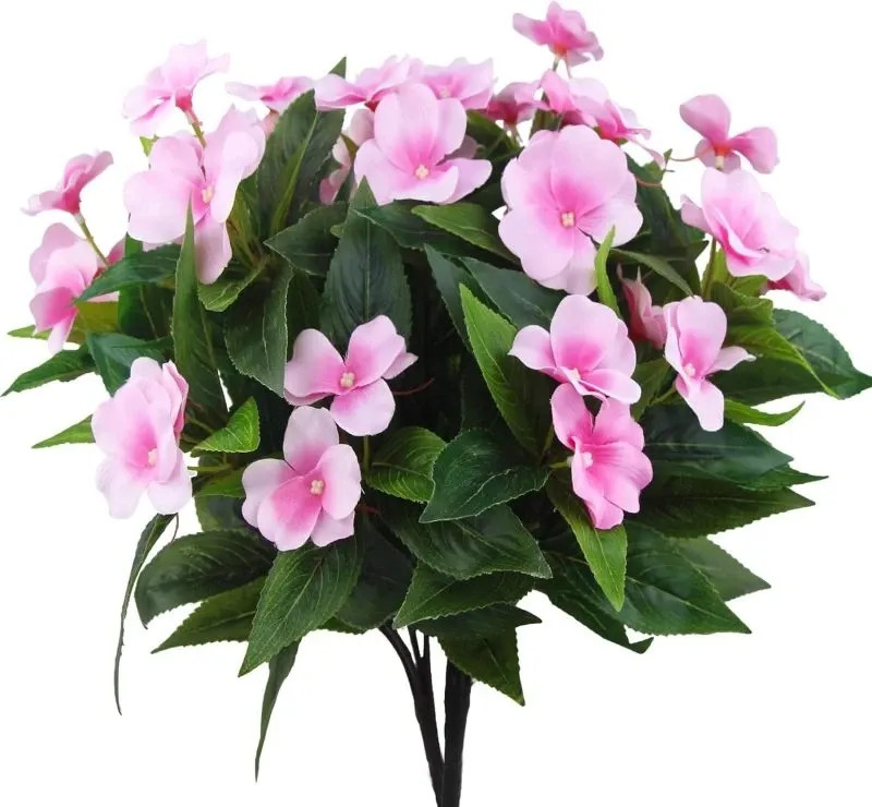 Silk Balsam Artificial Flowers High Quality Wedding Home Room Table Centre