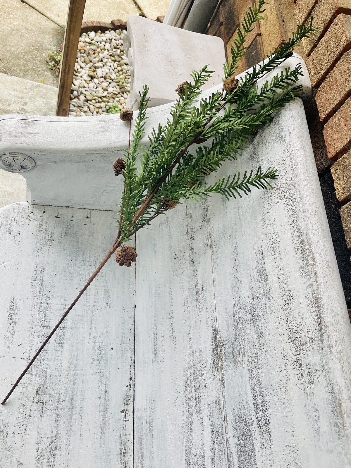 Pine With Pinecones Greenery Pick, 32”