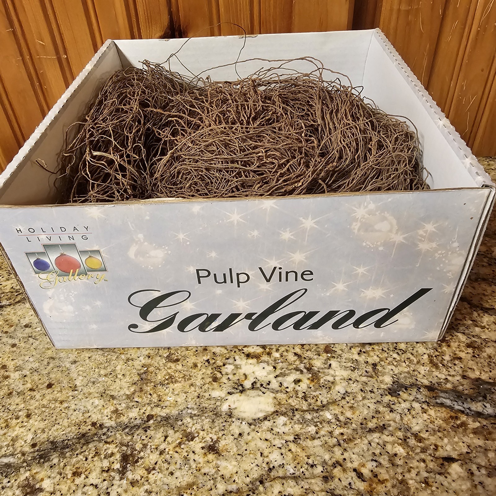 Natural Grapevine Rustic Garland Wreath Pulp Vine Holiday Living DIY Crafts 6 FT