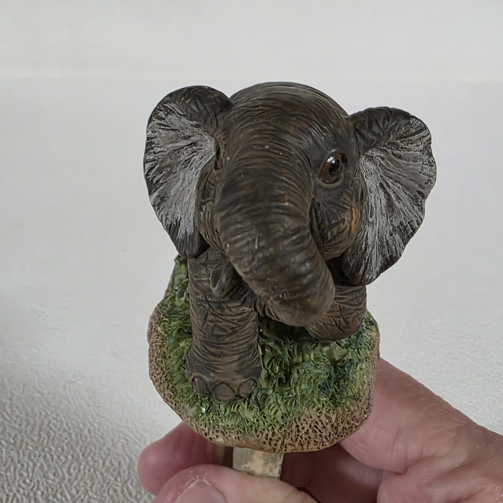 Elephant Figure Plant Pick Flower Pot Decor Indoor Outdoor Wide Post