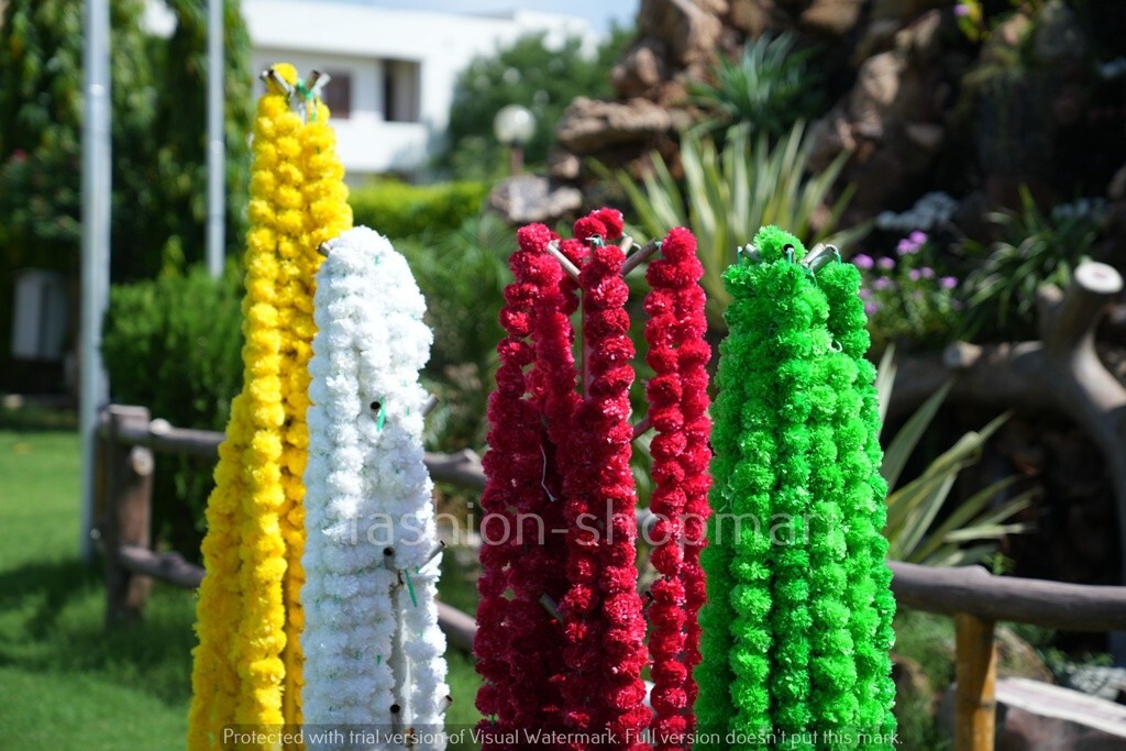 Wholesale Wedding Mehndi Party Door Mango Foel Garlands indian Decoration