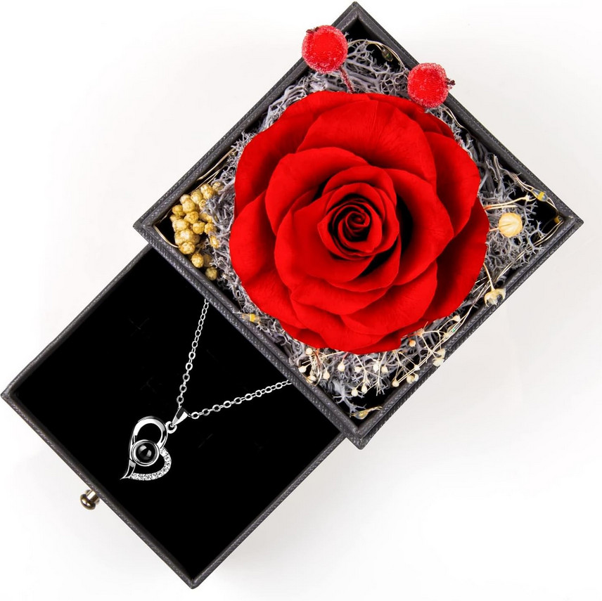 Preserved Real Roses – Anniversary, Mother’s Day, Valentine’s & Birthday Gifts f