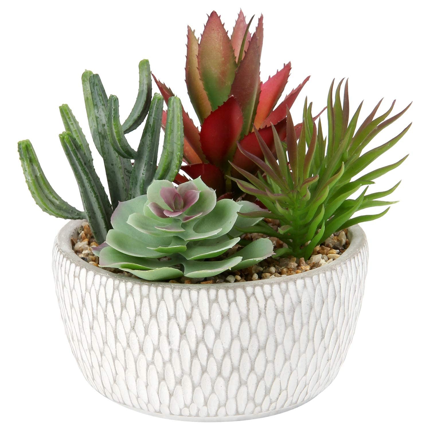 Small Fake Plants Assorted Faux Succulents in Pots Realistic Succulents Plant…