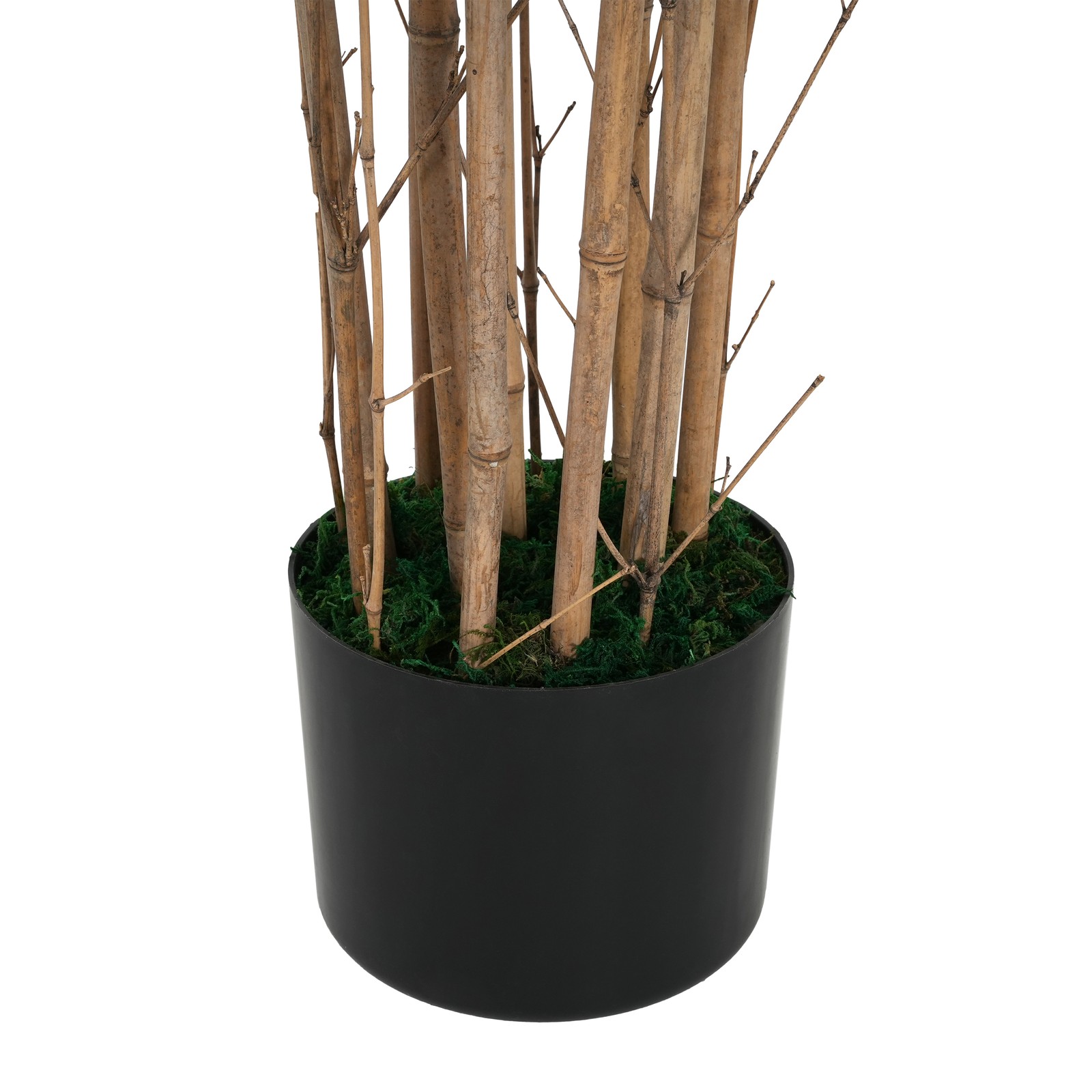 70″ Artificial Bamboo Tree in Pot, Lucky Faux Greenery Home Decor