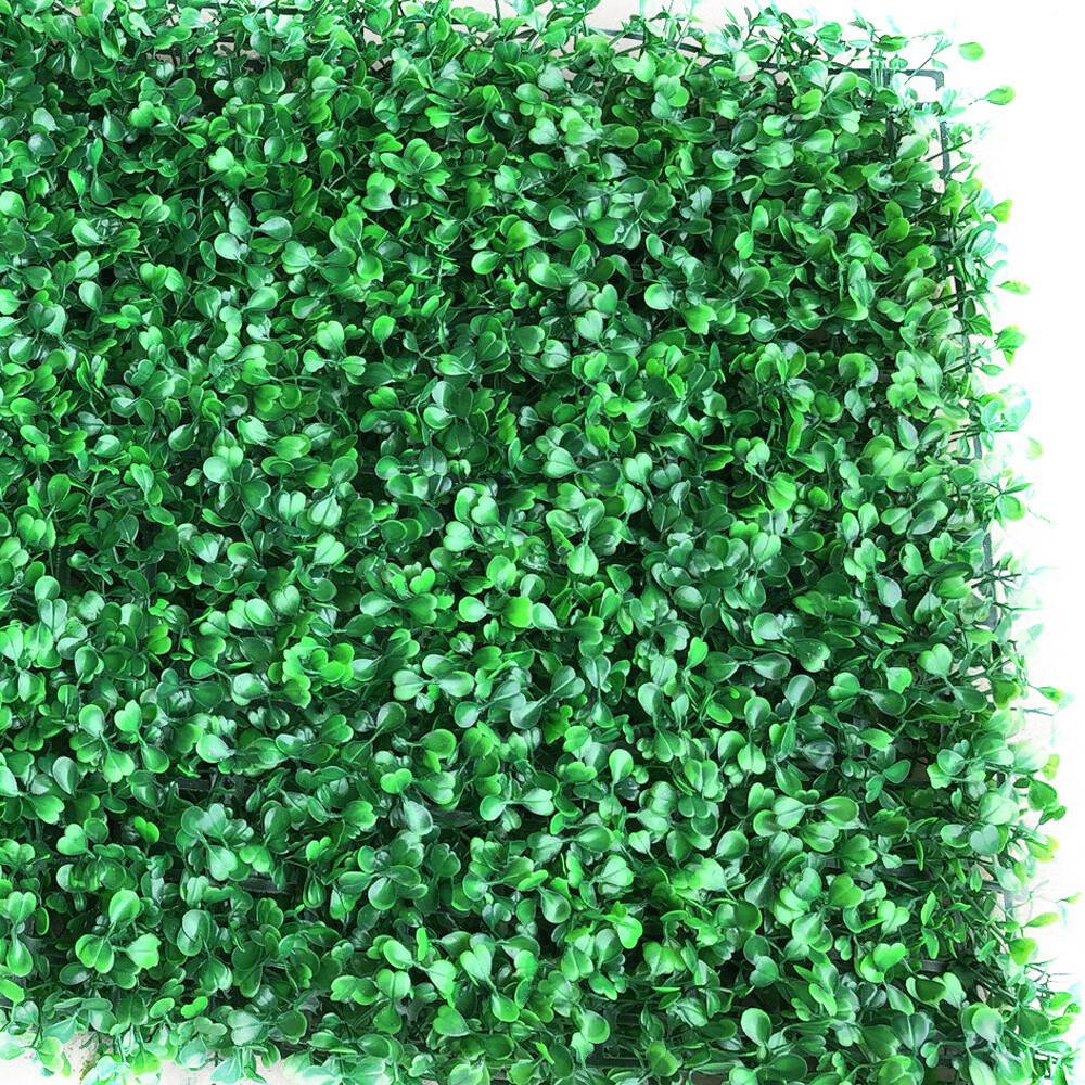 12 Pcs Artificial Plant Wall Mat Greenery Hedge Grass Fence Panel Decor 60x40cm