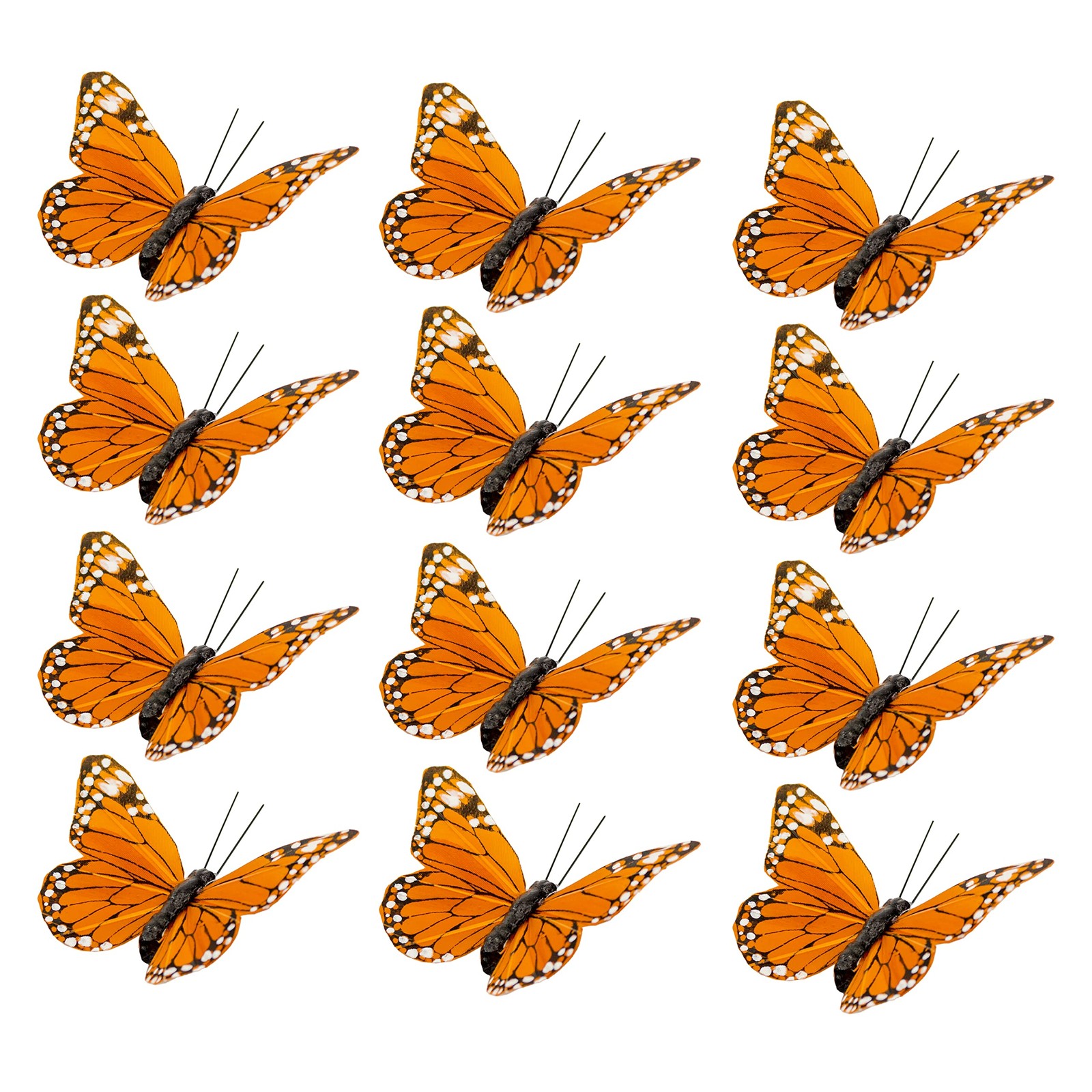 Wonderland Series Artificial Monarch Butterfly; Orange Butterfly ;Home and Ga…