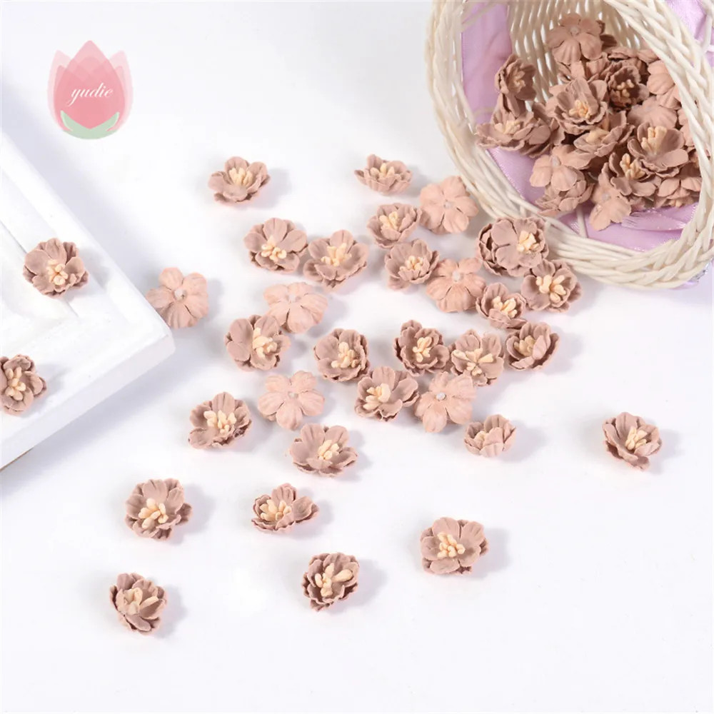 10/20/50Pcs Silk Rose Artificial Flowers for Home Decor Garden Girl Hair Hairpin