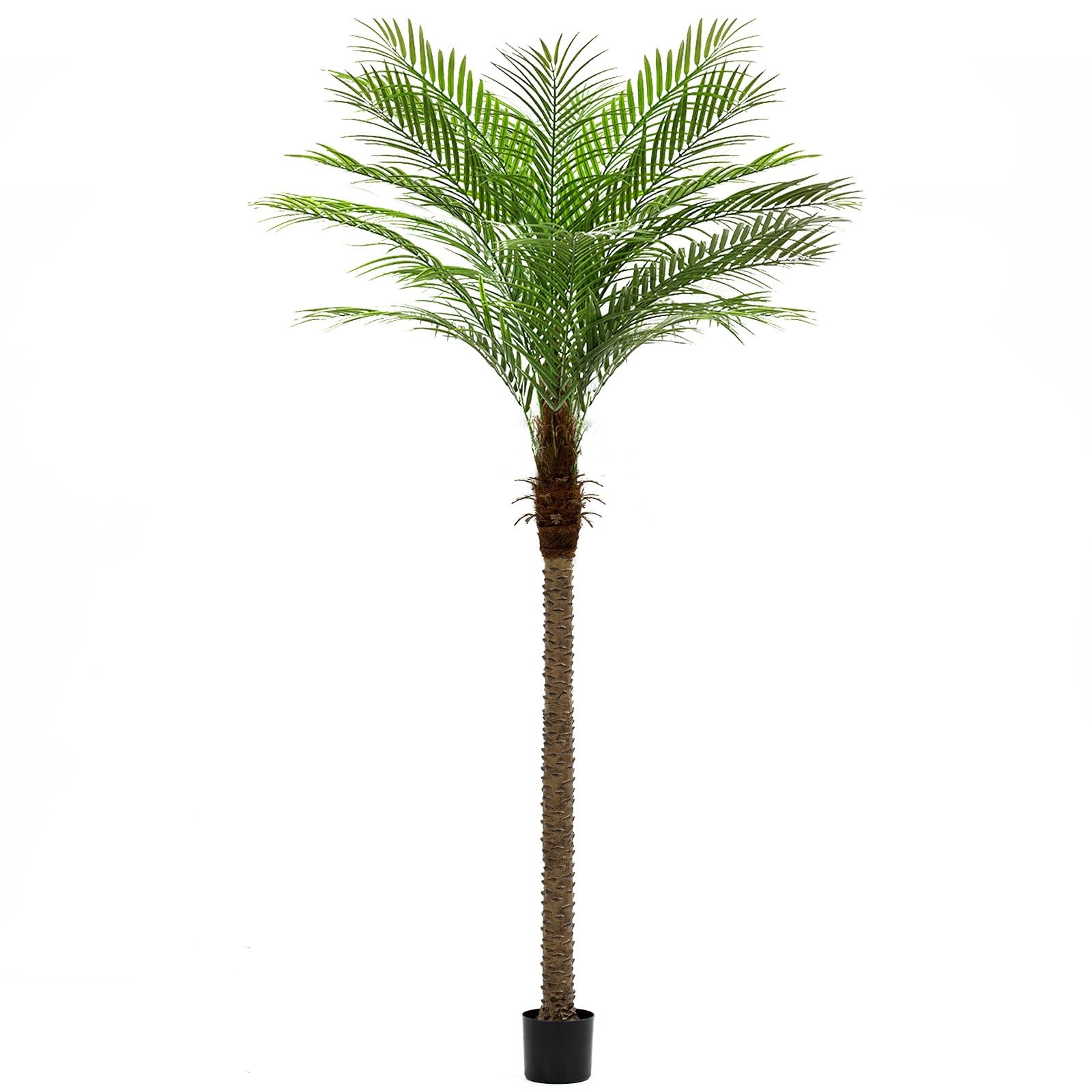 8ft Artificial Phoenix Palm Tree Tall Artificial Palm Trees with 18 Adjustabl…