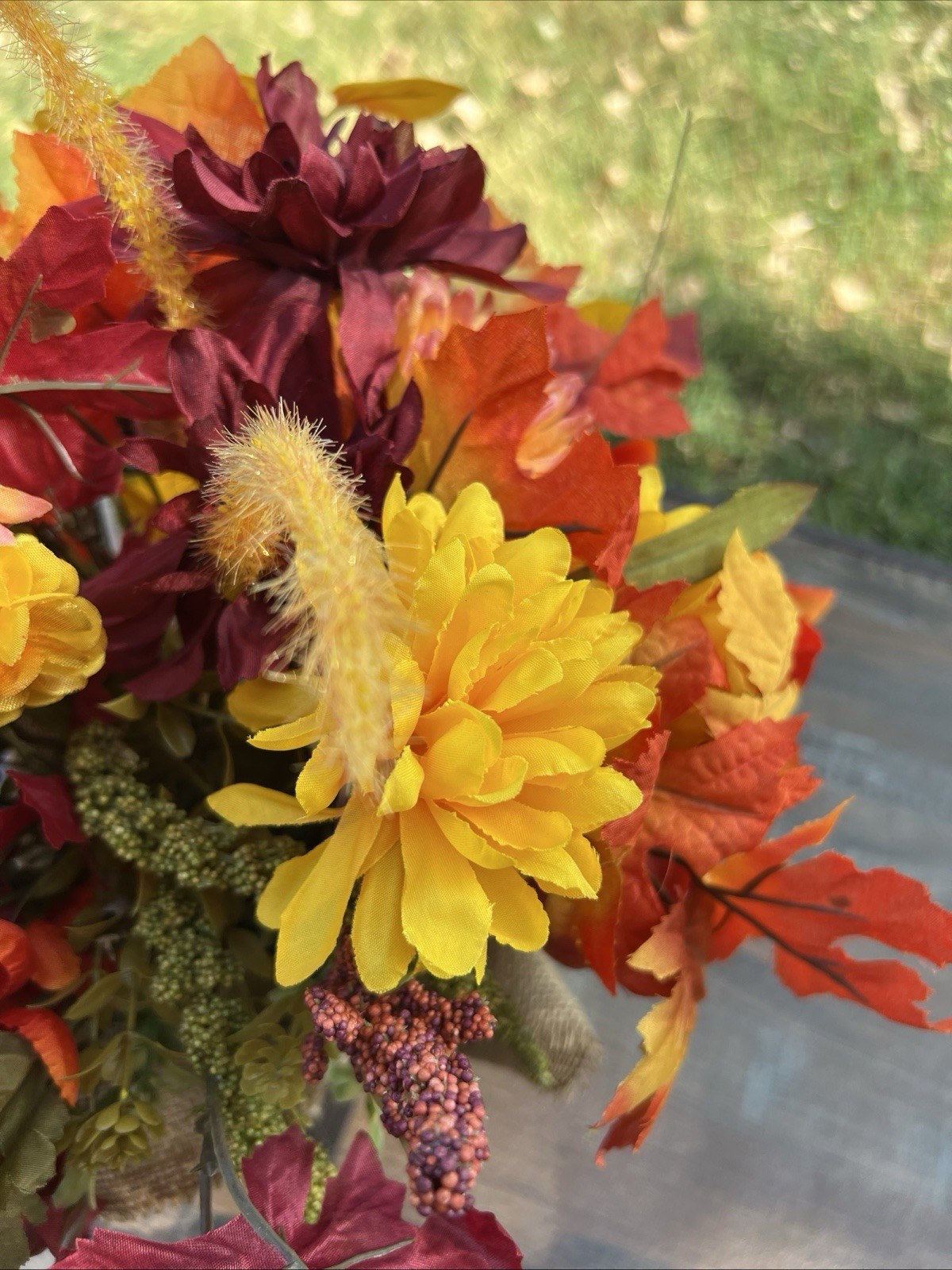 RUSTIC FALL AUTUMN FLORAL ARRANGEMENT