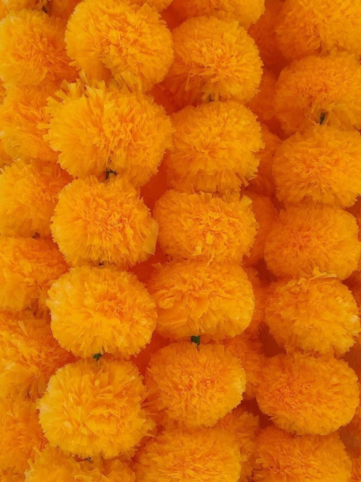 SaVvam Artificial Marigold Garland Flower String India Flower for House Warming
