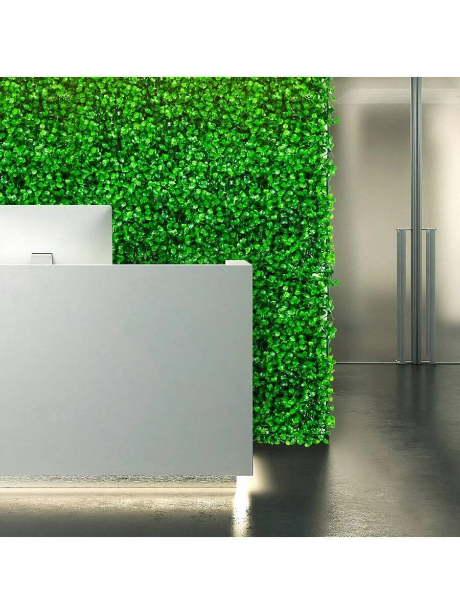 48pcs 10X10in Artificial Boxwood Panel UV Hedge Wall Fake Grass