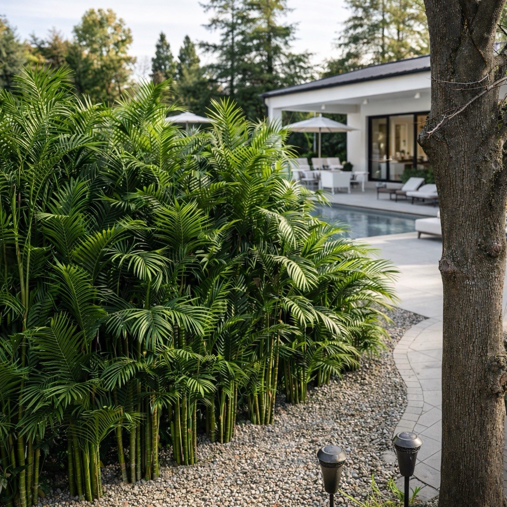 9’ Areca Palm UV Resistant Artificial Tree (Indoor/Outdoor). Retail $399