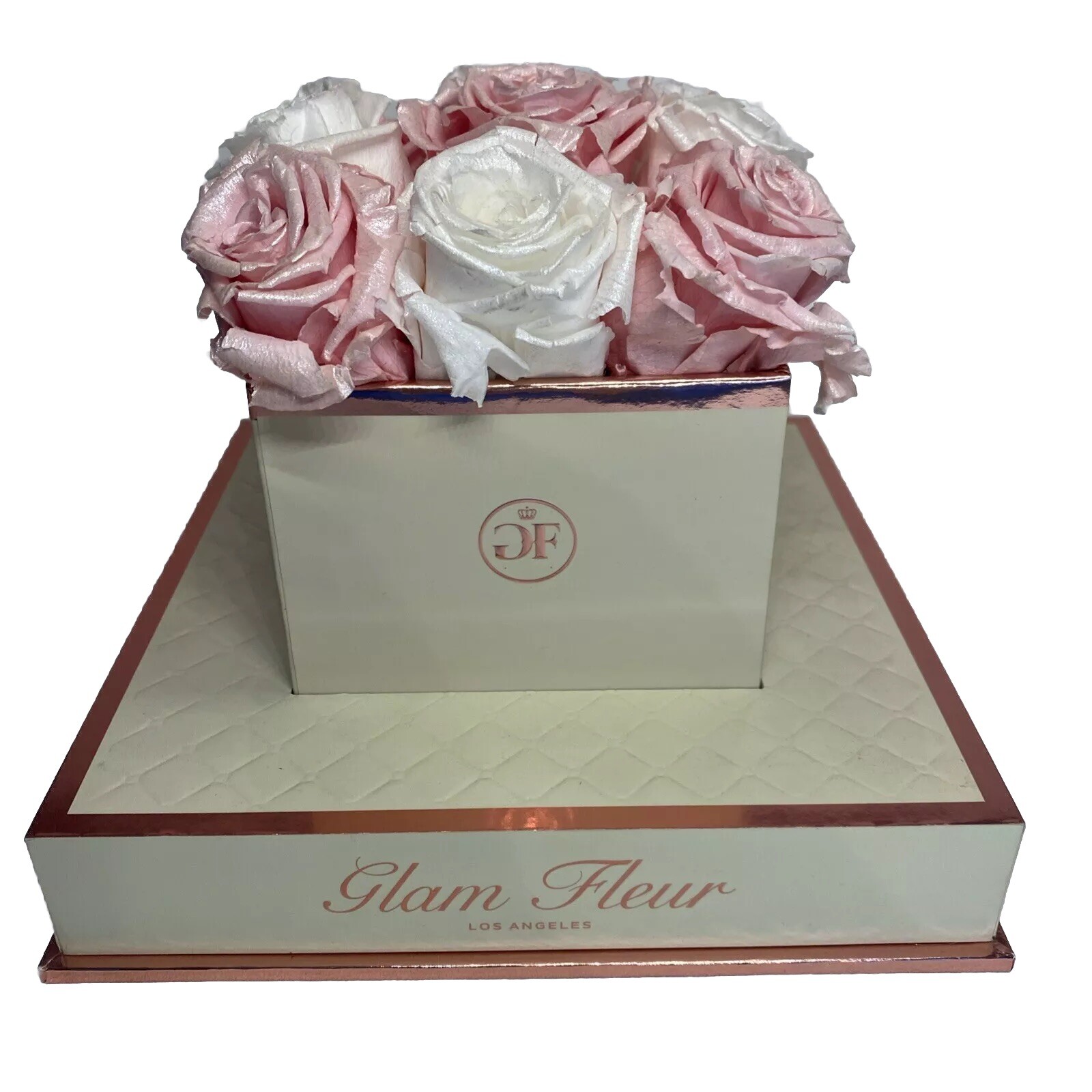 Glam Fleur Bouquet of Preserved Roses Los Angeles Valentines Day Flowers