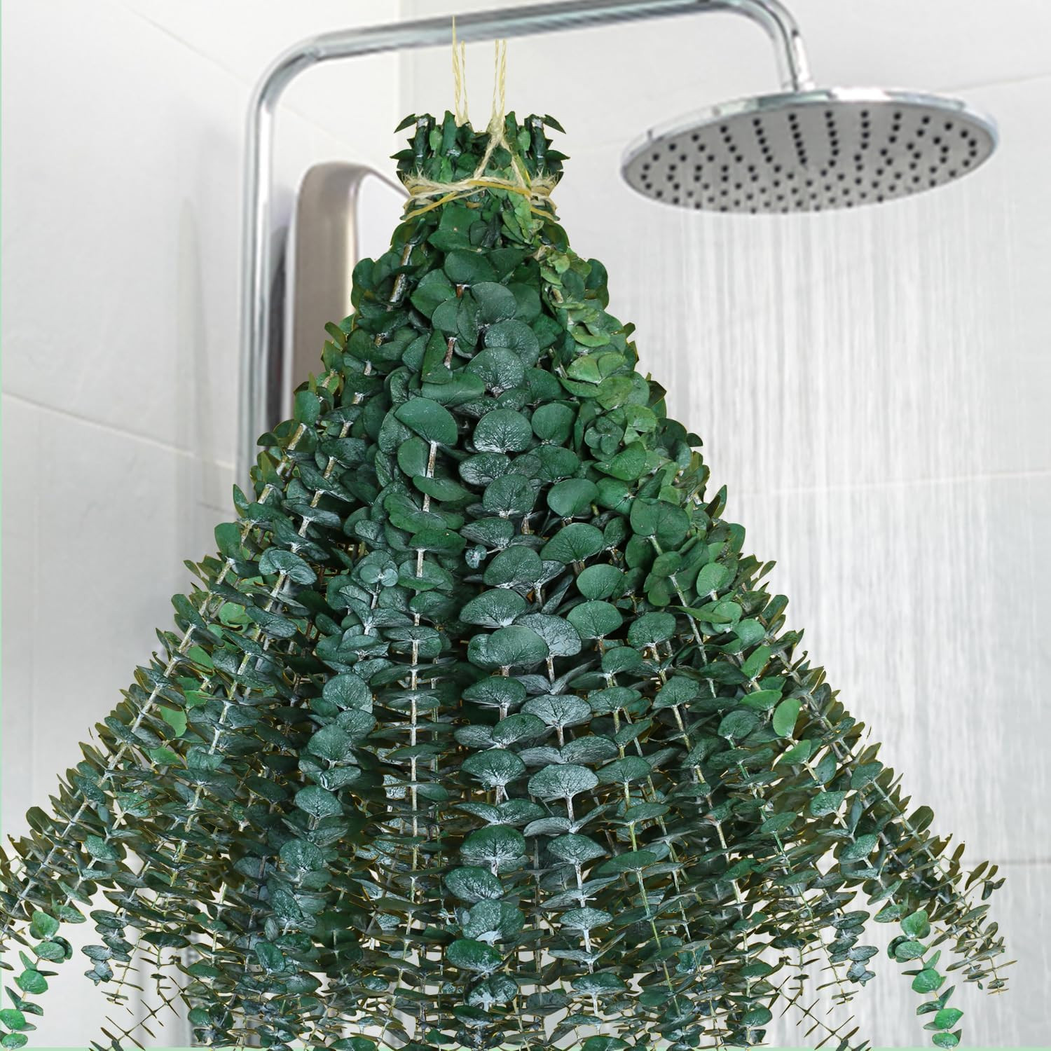 30Pcs Dried Eucalyptus Stems Shower Bundle, 17″ Real Natural Eucalyptus for Show