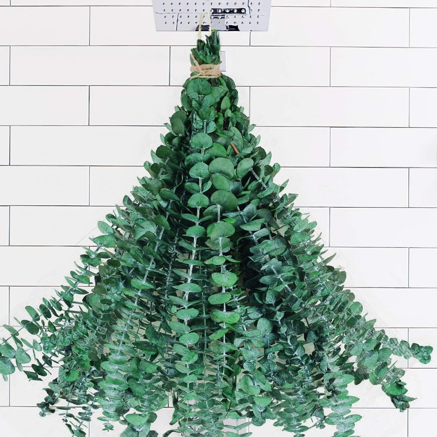 30Pcs Dried Eucalyptus Stems Shower Bundle, 17″ Real Natural Eucalyptus for Show