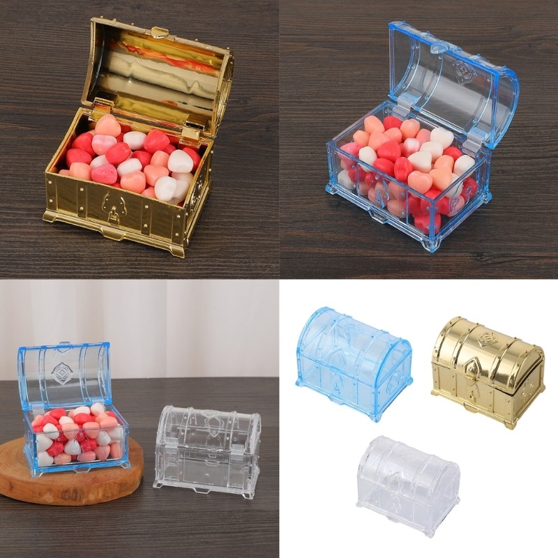 6pcs Luxurious European Favor Holder For Special Occasion Practical Candy Box
