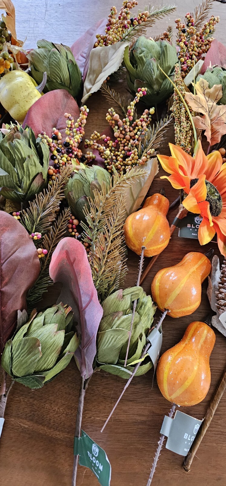 Fall Autumn Branches Stems Bundle Lot 60 BN