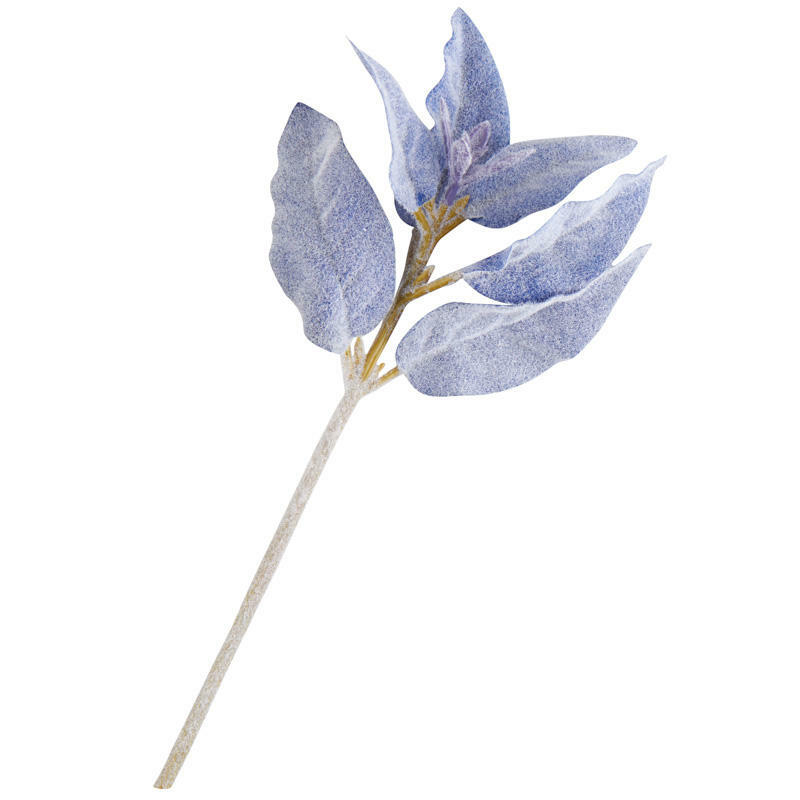Factory Direct Craft Lavender Flocked Lamb’s Ear Stems for Indoor Decor 4 S