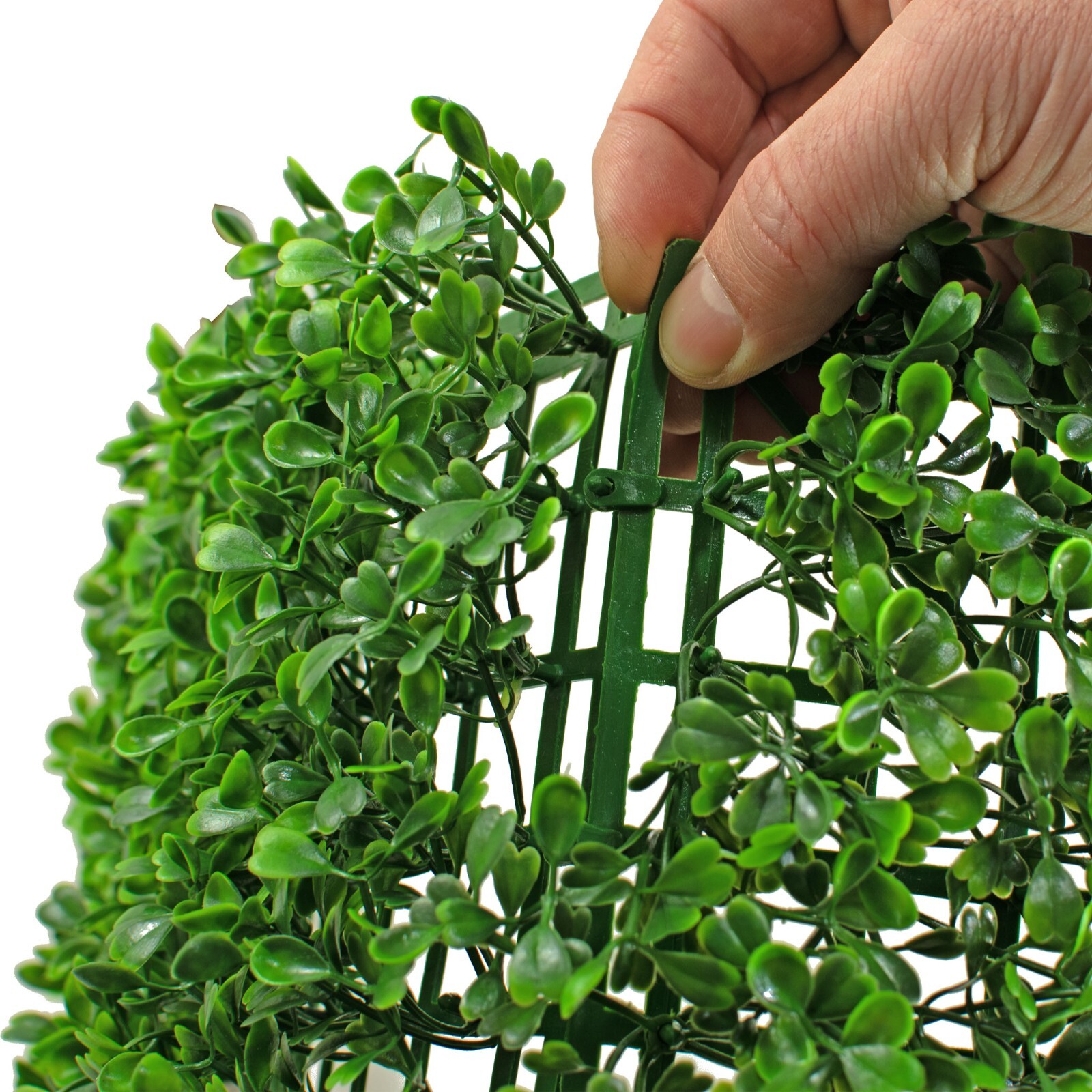 Artificial Boxwood Topiary Wall Panels, Green Hedges and Privacy Screen, 8 SQFT