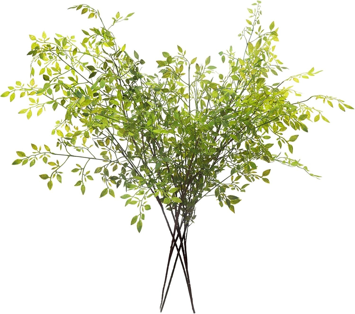 Elegant 4PCS 43.3″ Faux Nandina Branches – Ideal for Home and Office Décor