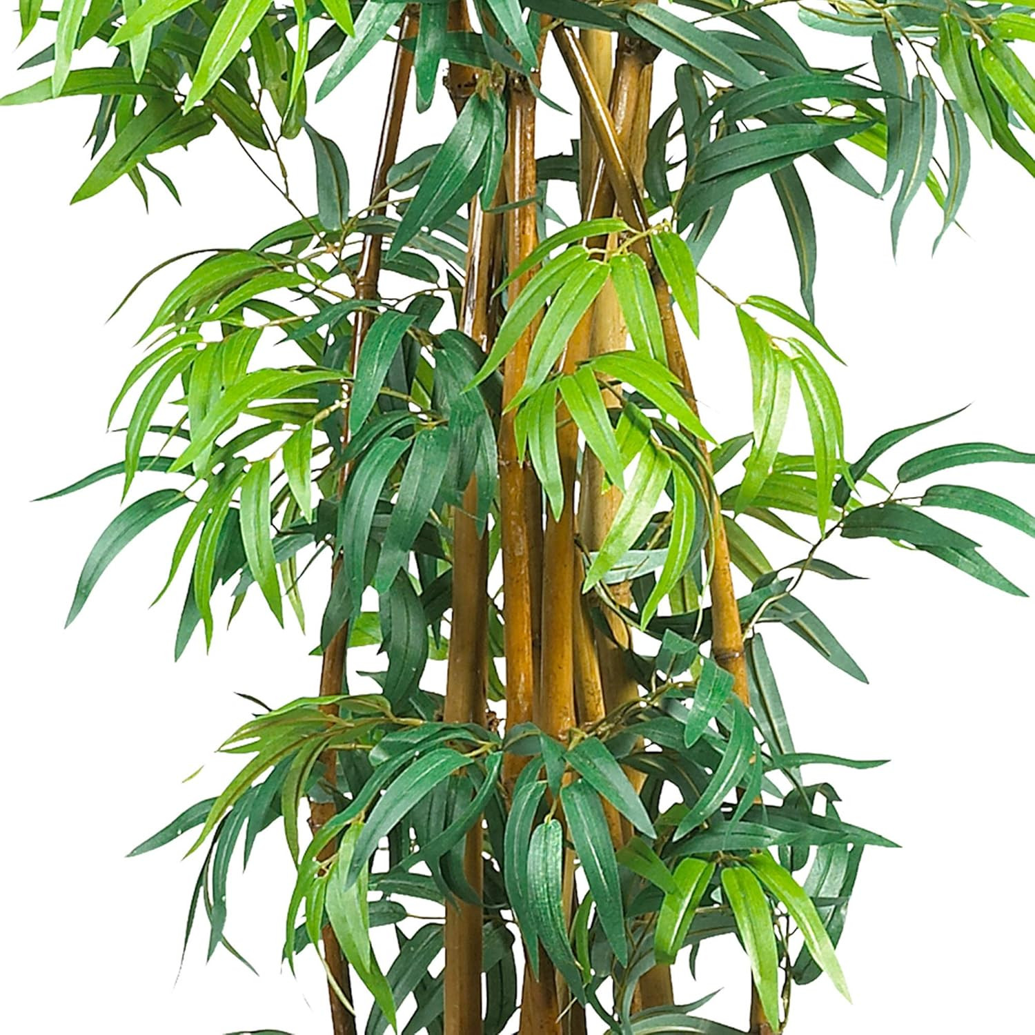 Lifelike 6Ft Curved Bamboo Silk Tree – Perfect for Home or Office Decor