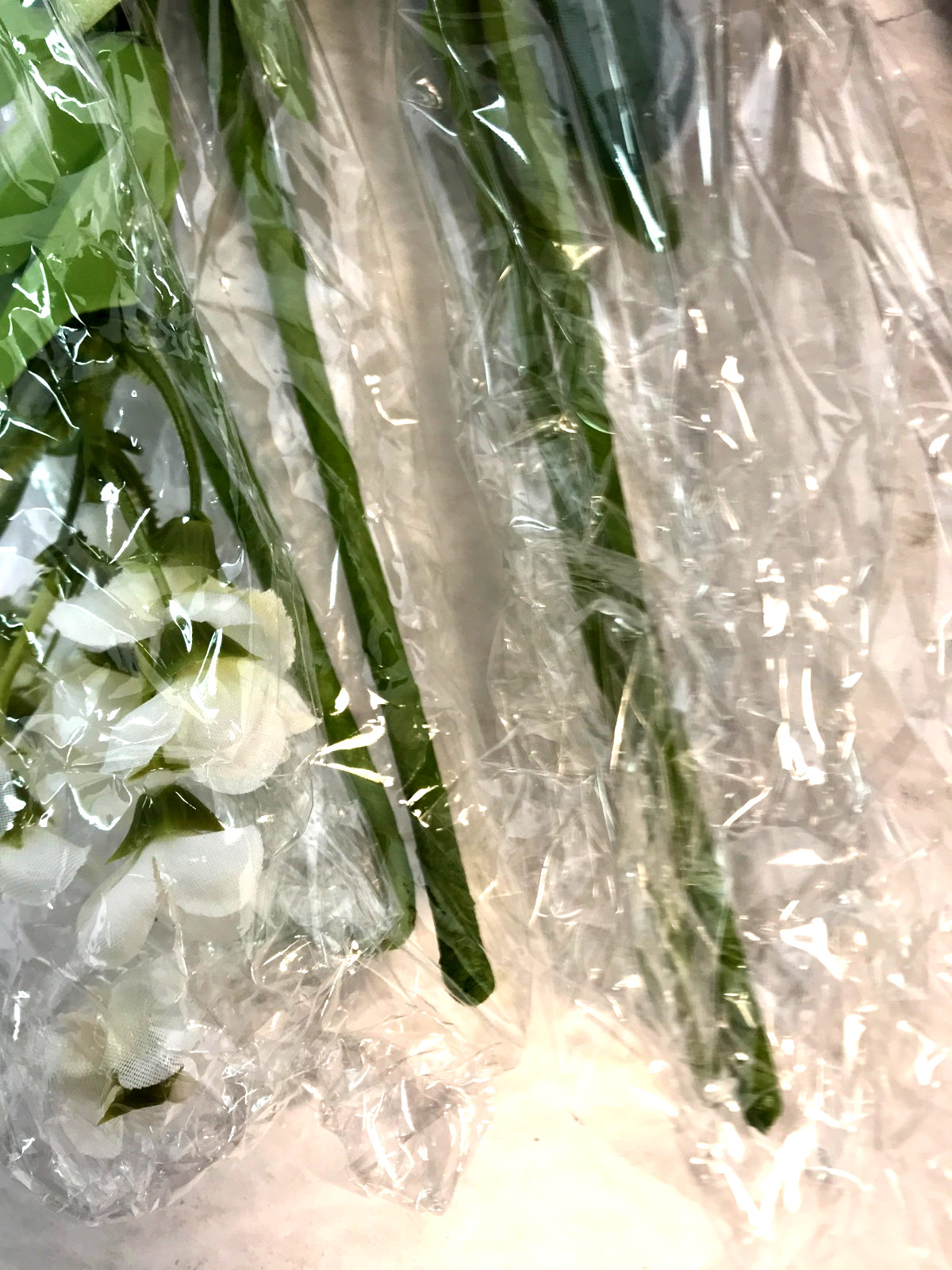 Artificial Eucalyptus Stems Faux Greenery Branches White Faux Flowers 2 Pack