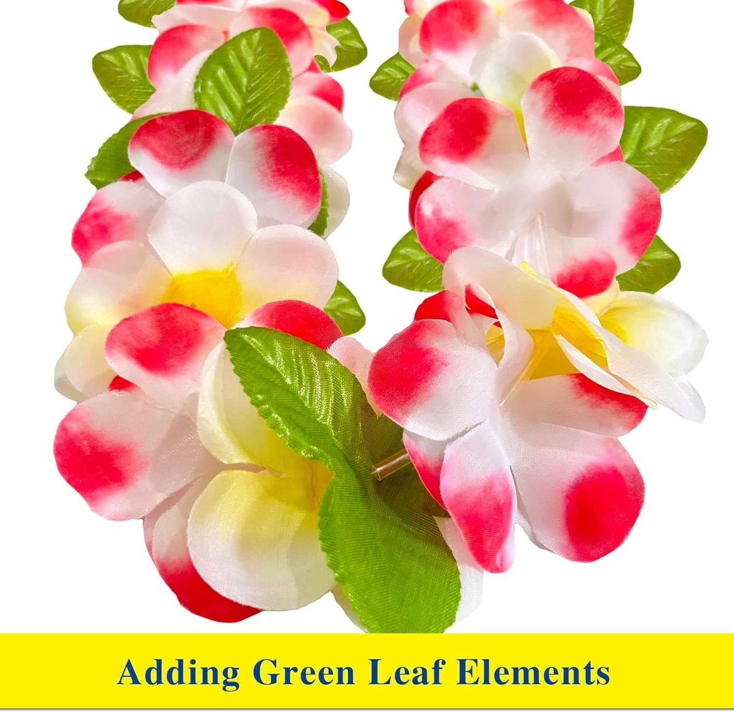 24 Bulk Hawaiian Leis for Adults: Vibrant Artificial Flower Leis for Luau Par…