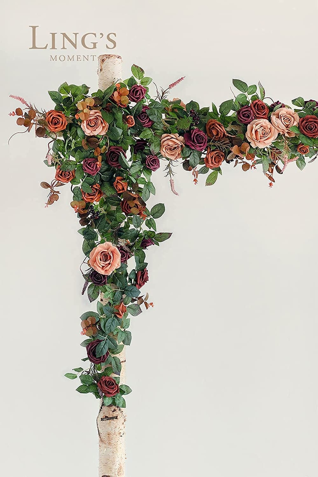 Ling’s Moment Burnt Orange & Terracotta Artificial Flowers