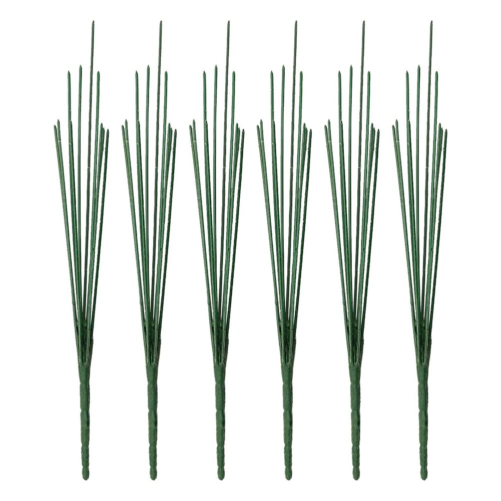 50Pcs 14 Inches Dark Green Floral Wire Stems Floral Wire for Plastic3949