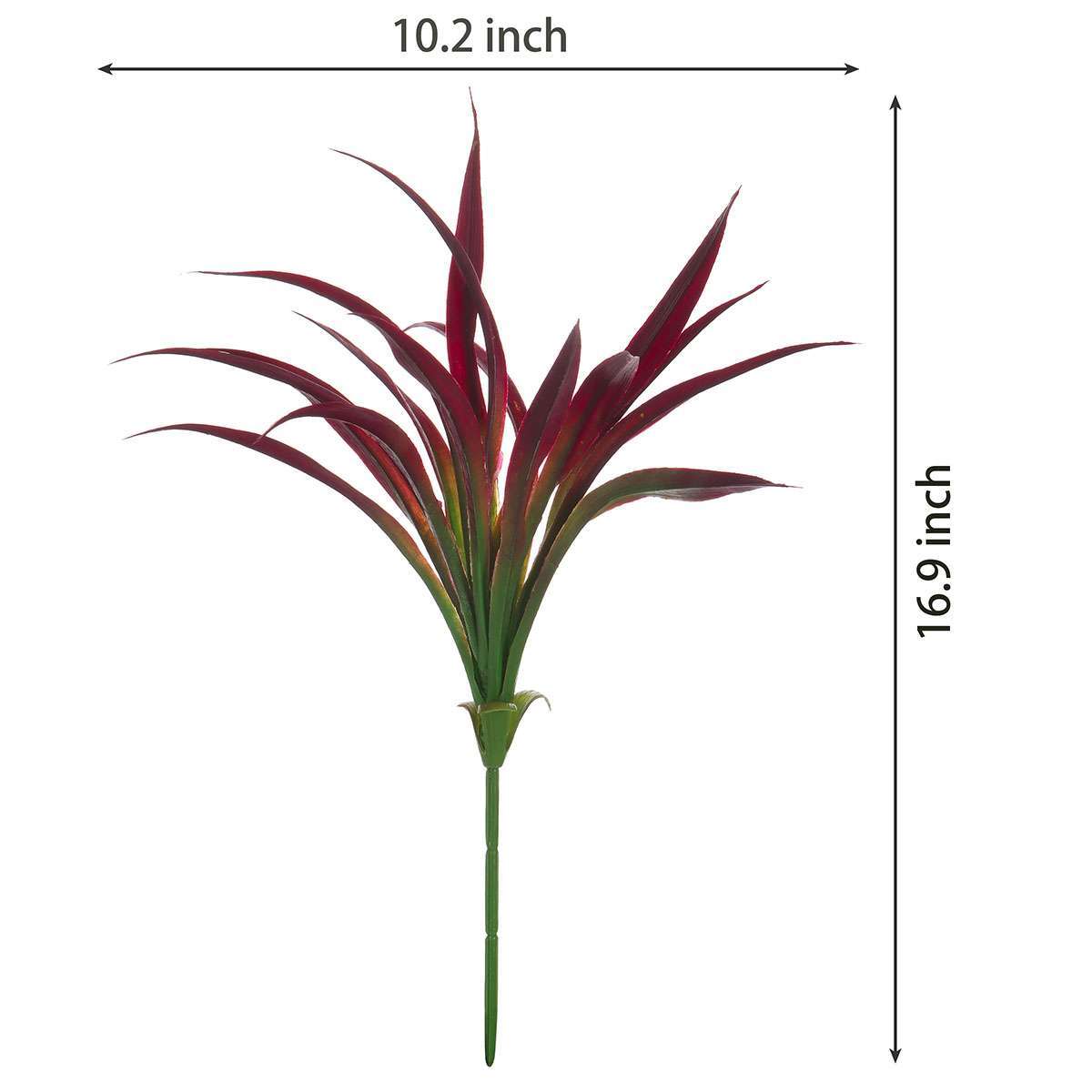 2/4/8/10Pcs Artificial Grass Fake Plants Outdoor UV Resistant Greenery StemDecor