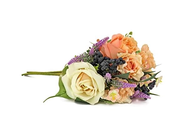 National Tree Company Artificial Spring Bouquet Pink 16 inches