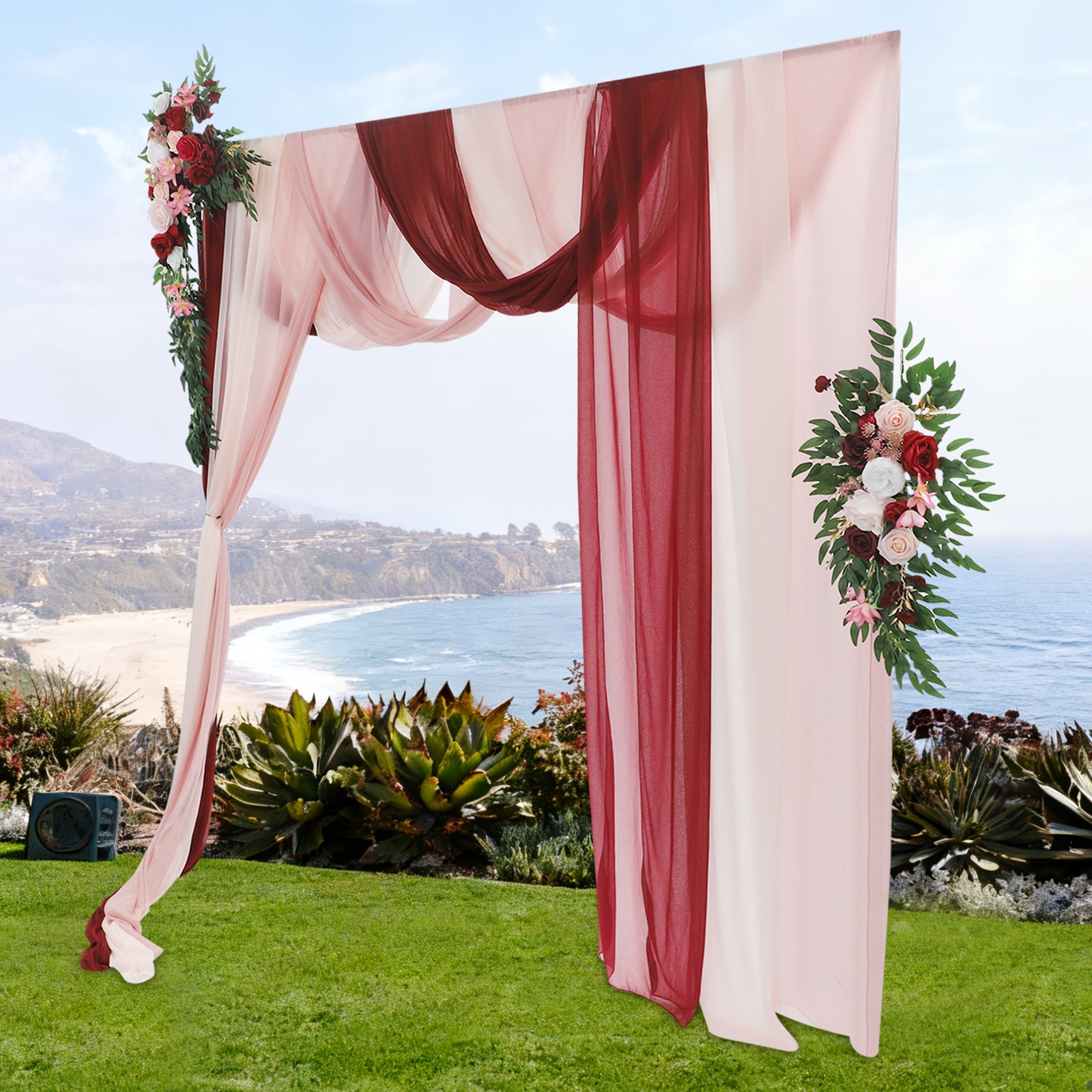 Decorative Artificial Flowers, Artificial Wedding Arch Flower Kit, Wedding Artif