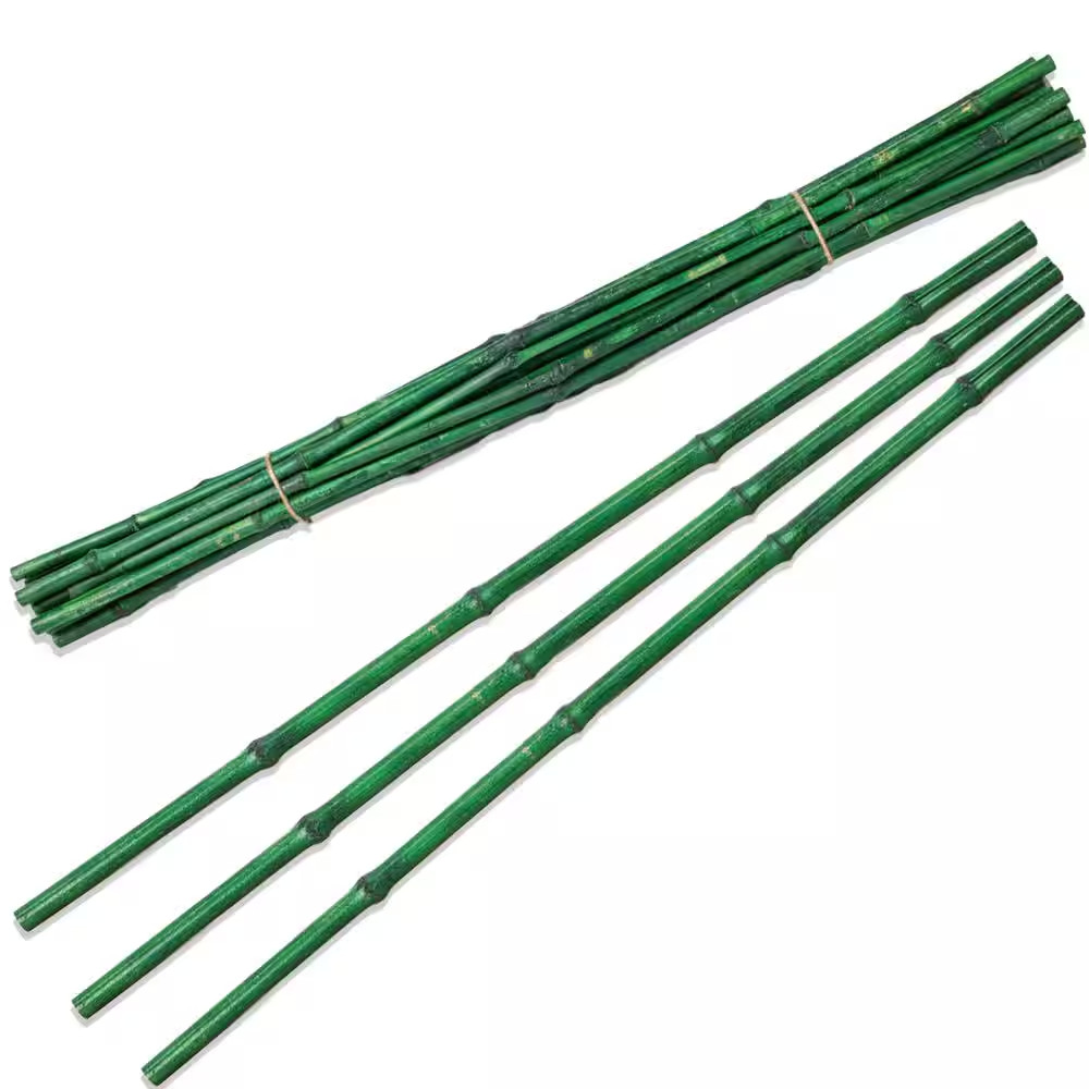 43 In. Set of 12 Bamboo Stick Fillers Natural Decorative Artificial Plant Stems