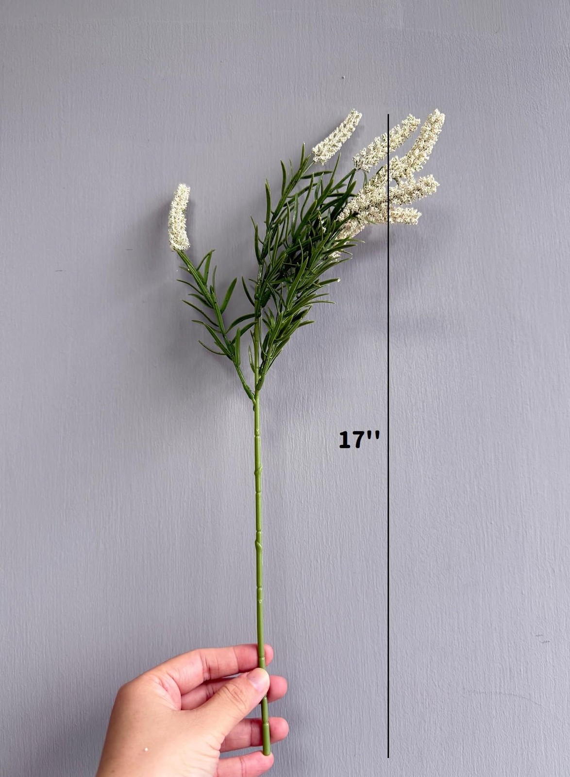 5Pcs Artificial Sage Dog Tail Grassy Faux Grass Plant Indoor Home Decorative …