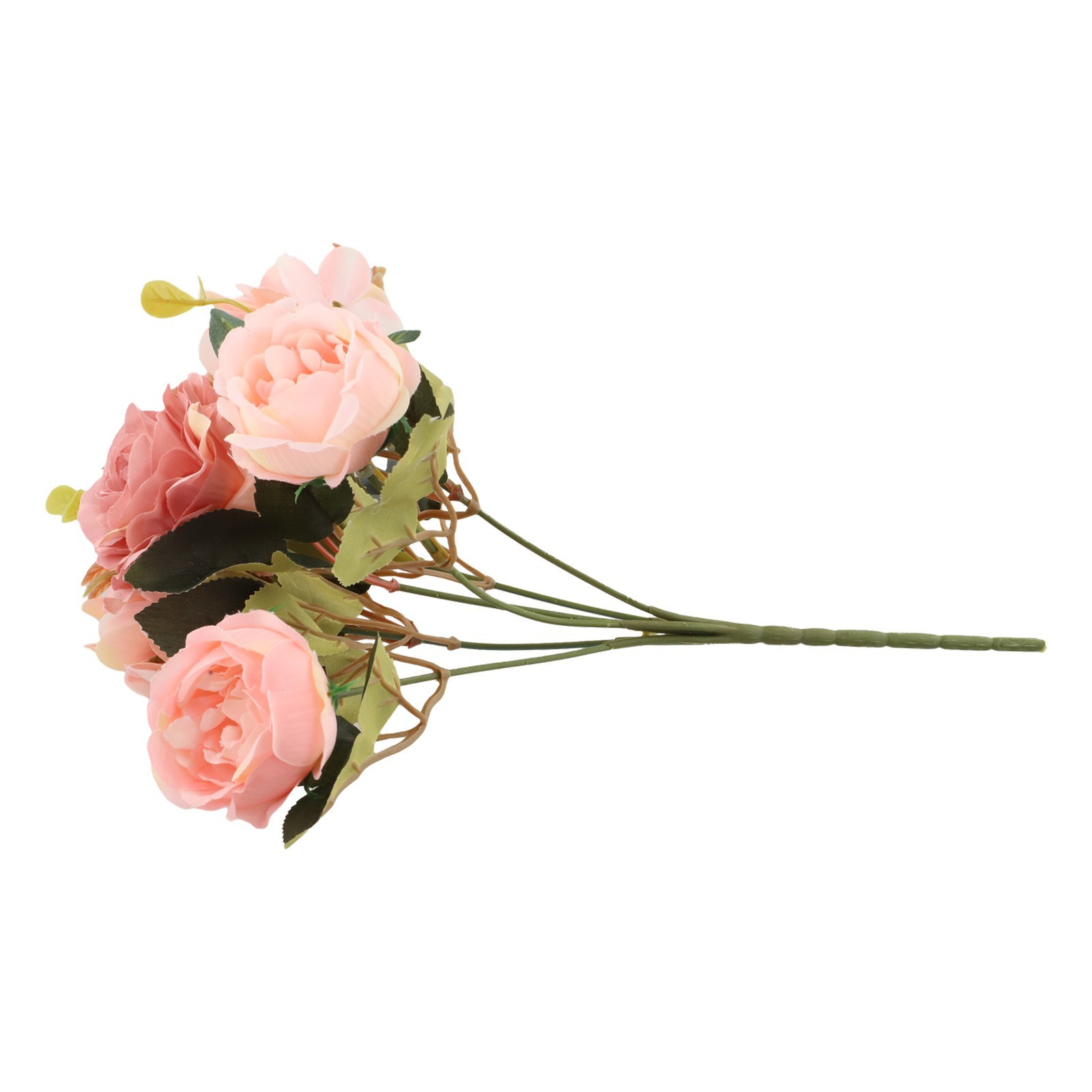Silk Flowers Artificial Peony Bouquet for Autumn For Weddings and Decor