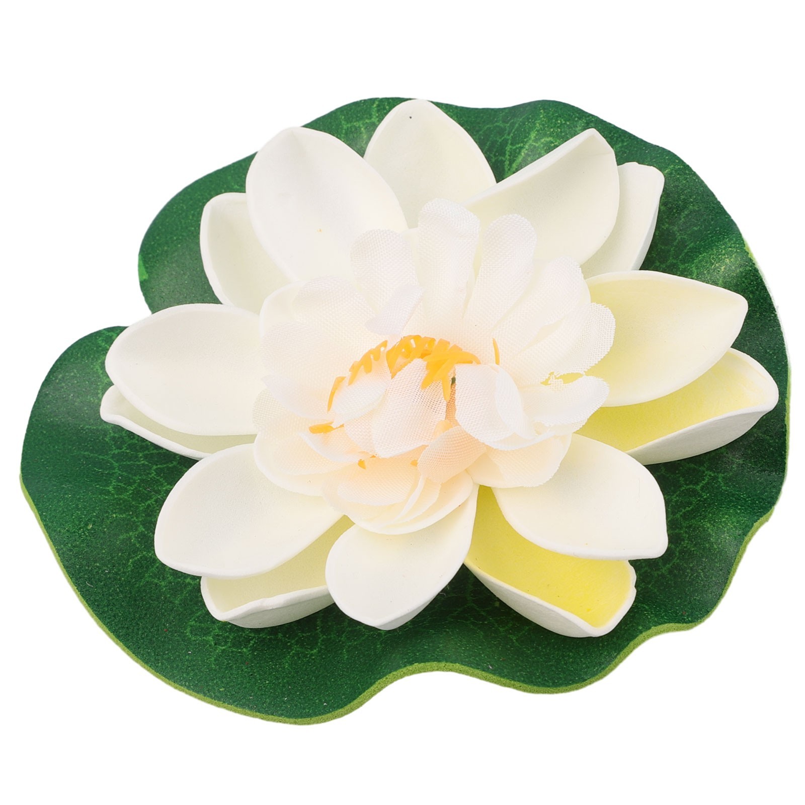 5X Artificial Lotus Water Lily Floating Flower Pond Fish Tank Plant Garden Decor