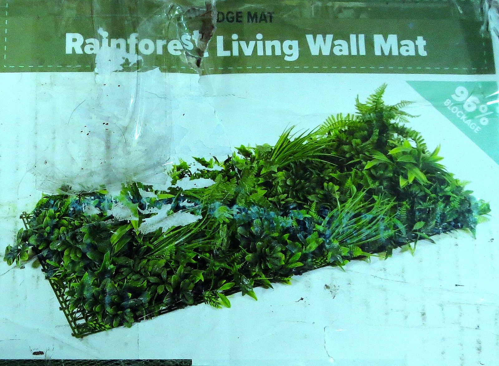 Artificial Rainforest Living Wall Vertical Garden Indoor/Outdoor NatraHedge NOB