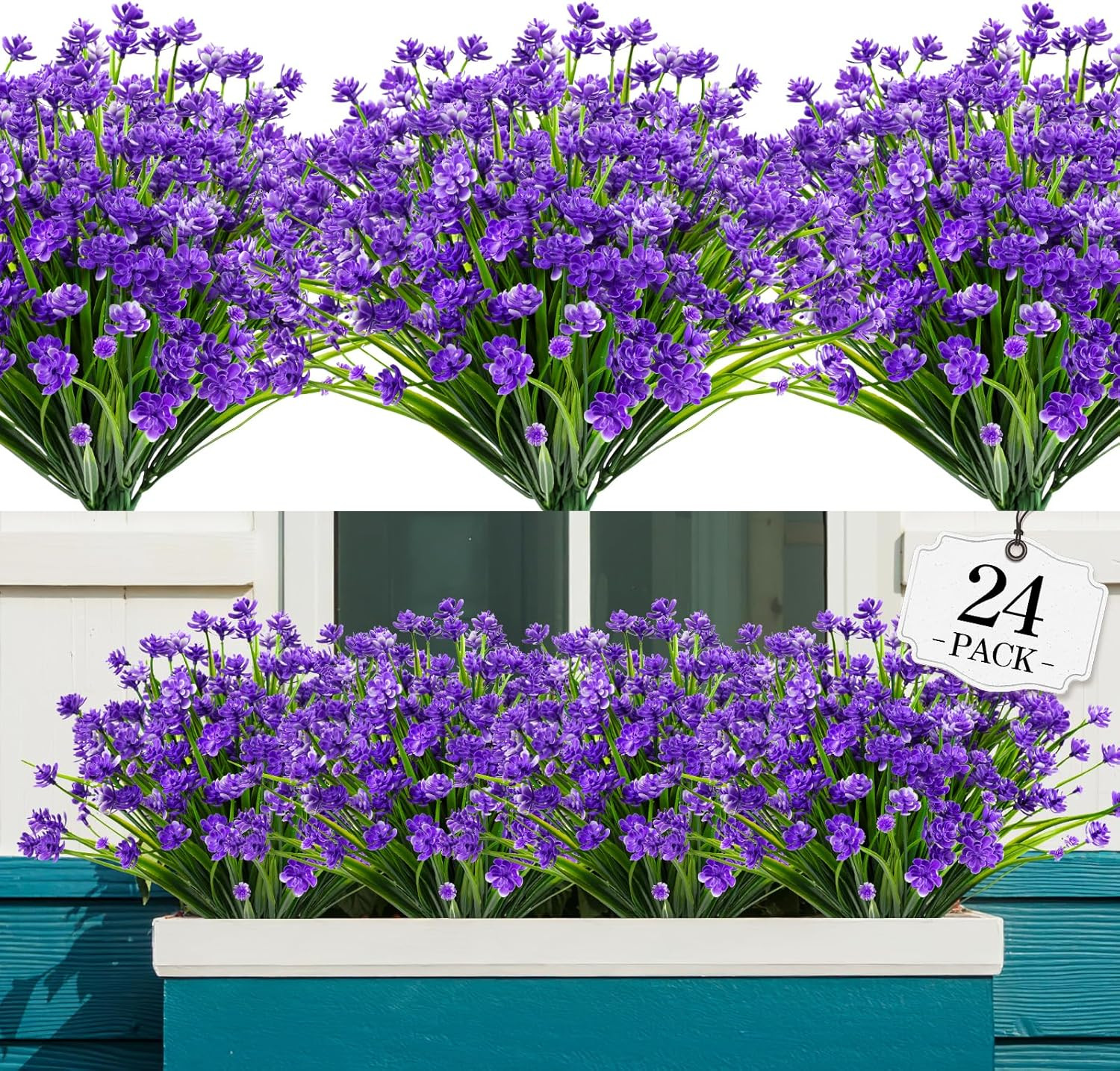 16 Bundles Artificial Fall Flowers Outdoor Indoor Decoration,No Fade Autumn Fake