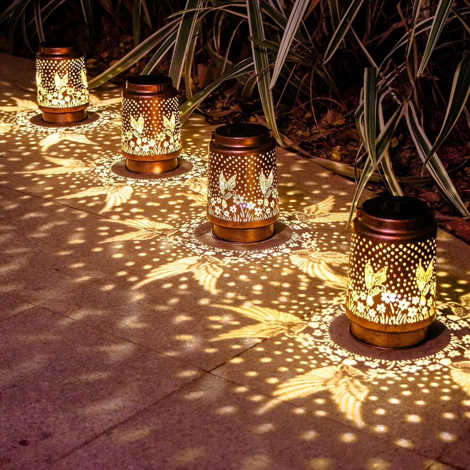 Mothers Day Gifts, Birthday Gifts for Women, Solar Lanterns Outdoor Waterproo…
