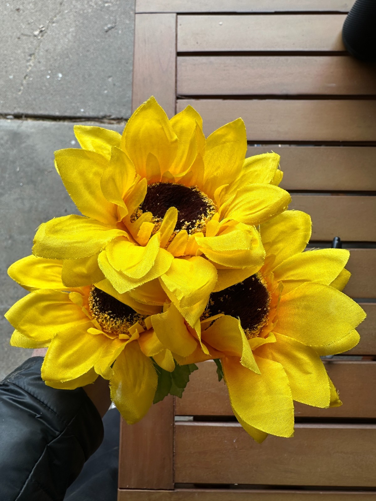 Artificial Sunflower Stems Yellow Faux Sunflowers Farmhouse Decor New Wire Stem