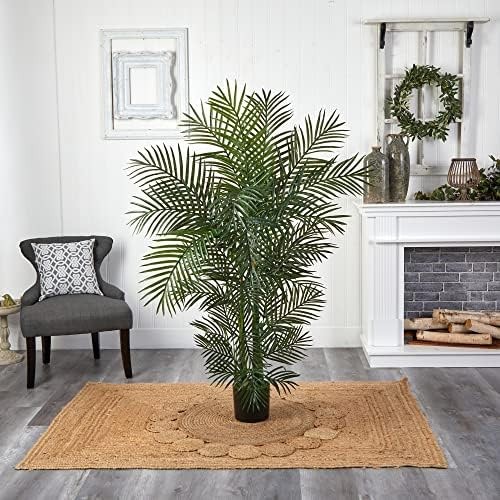Nearly Natural 4.5ft Artificial Areca Palm Tree, UV Resistant (Indoor/Outdoor)