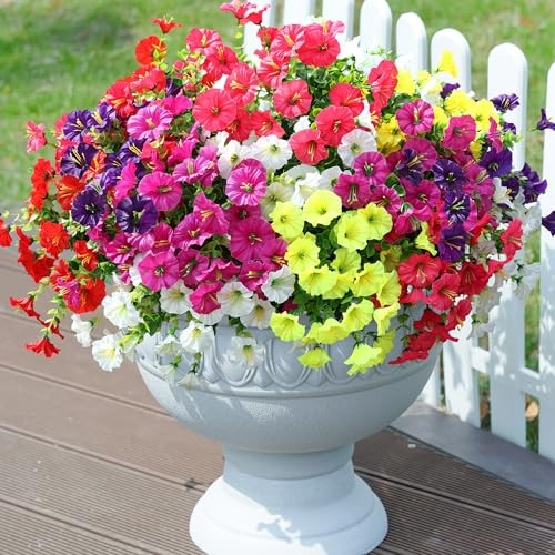 6 Mixed Color(2 Fuchsia, 2 Purple, 2 Yellow, 2 White, 2 Red, 2 Hot Pink)