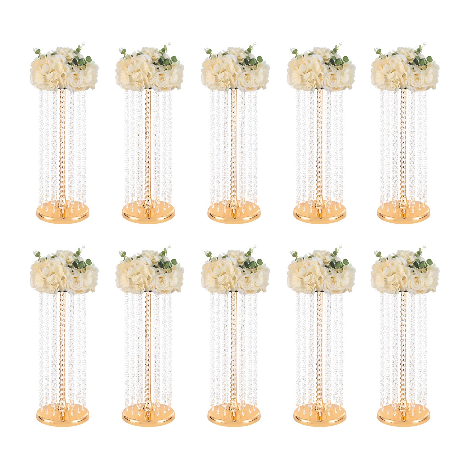 Wedding Flower Balls For Centerpieces 10Pcs Artificial Flower Ball Arrangement