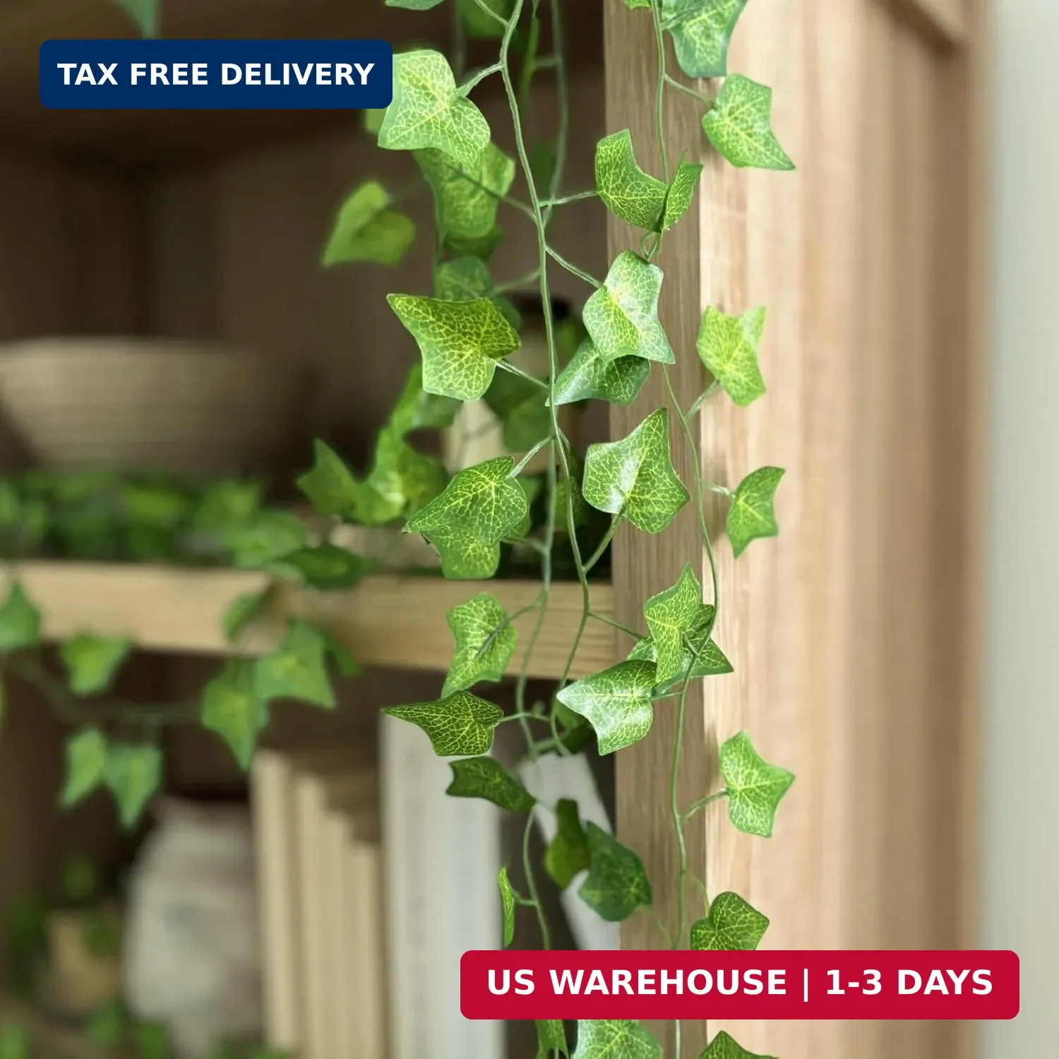 12 Pack 84Ft Artificial Ivy Garland, Fake Vines UV Resistant Greenery Leaves Fak