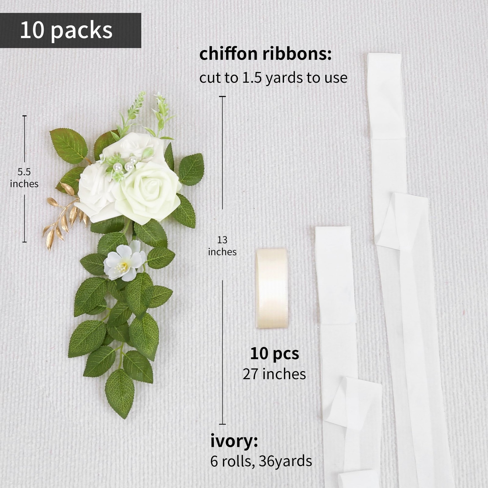 10 Wedding Aisle Decorations for Wedding Ceremony White Wedding Chair Decorat…