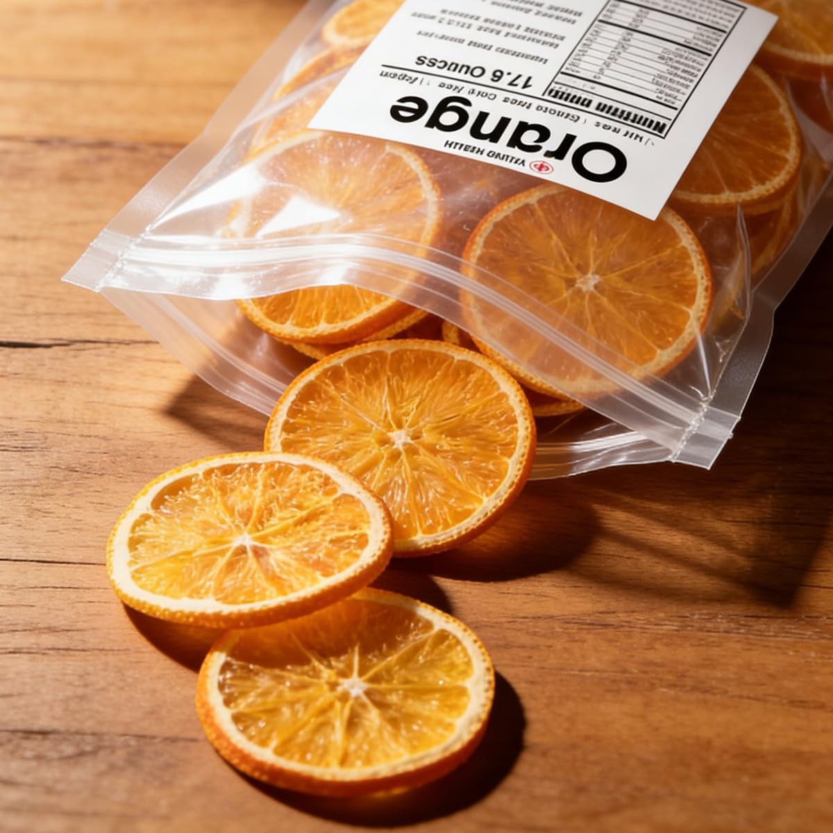 Dried Oranges Slices 17.6oz/500g For Cocktails, Dehydrated Dried Oranges