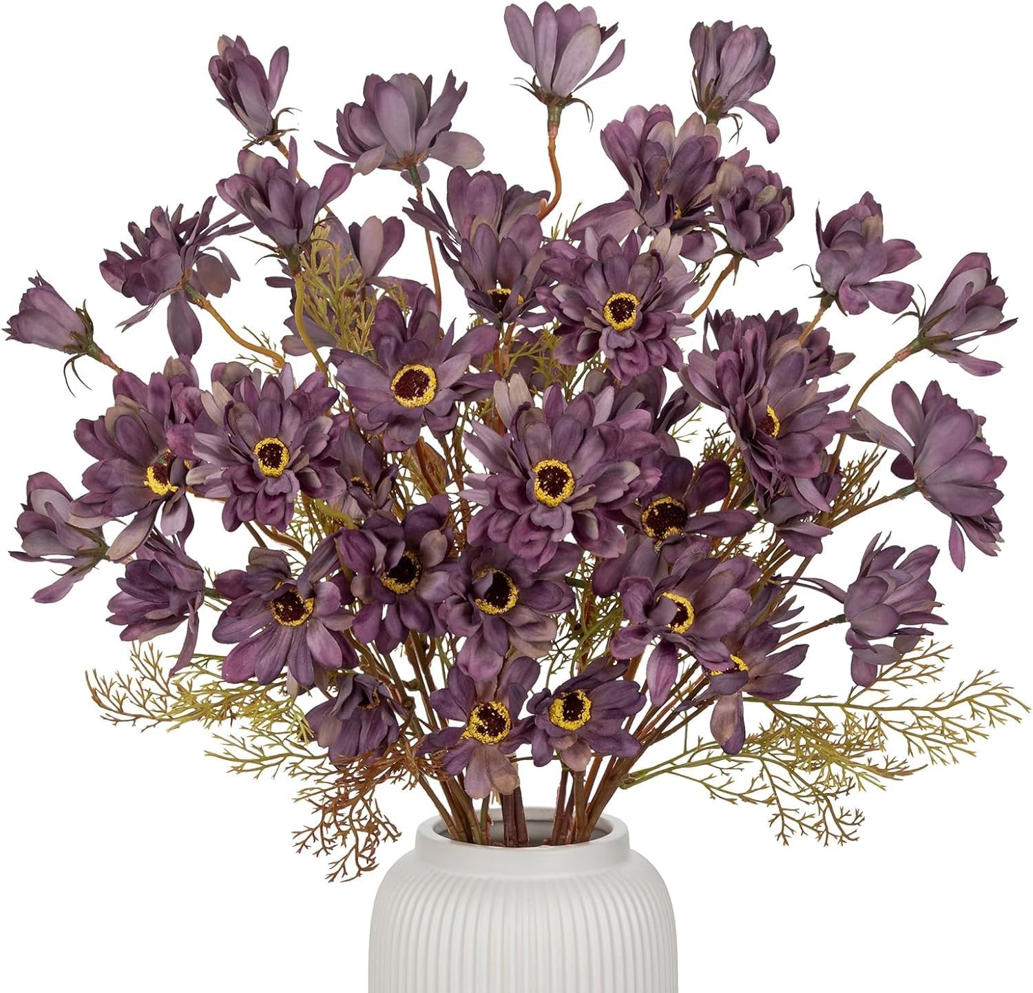 3 Bunches Artificial Daisy Flowers with Stems for Autumn Flower Arrangements,…