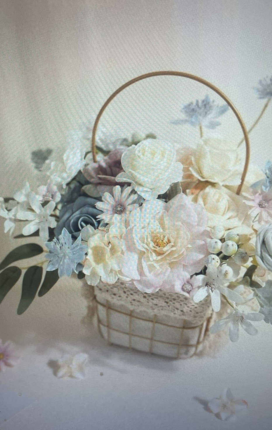 Sella Flora Artificial Flowers Combo Box Set, New, DIY Centerpiece