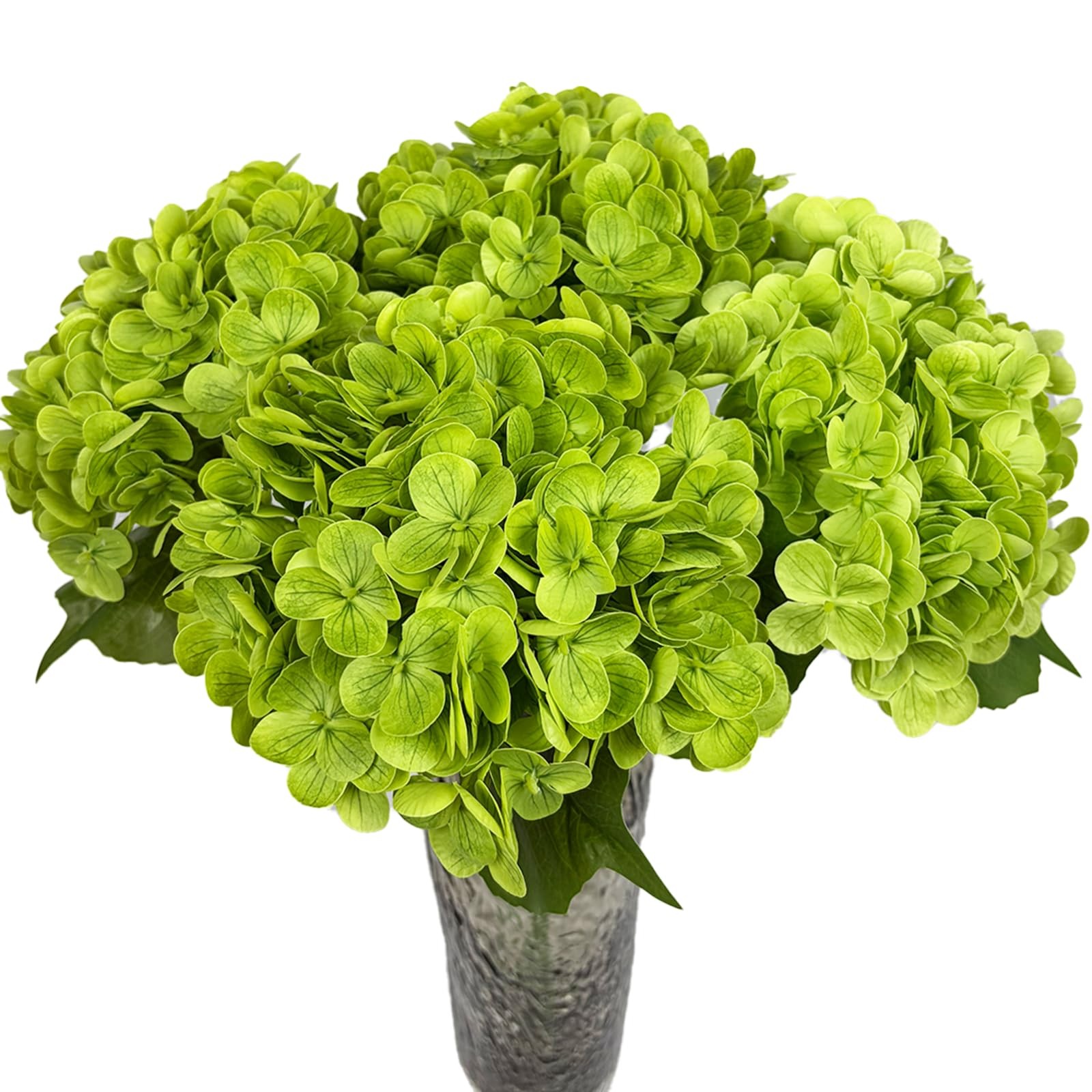3Pcs 21in Hydrangea Artificial Flowers, Latex Real Touch Hydrangeas Bouquets,…